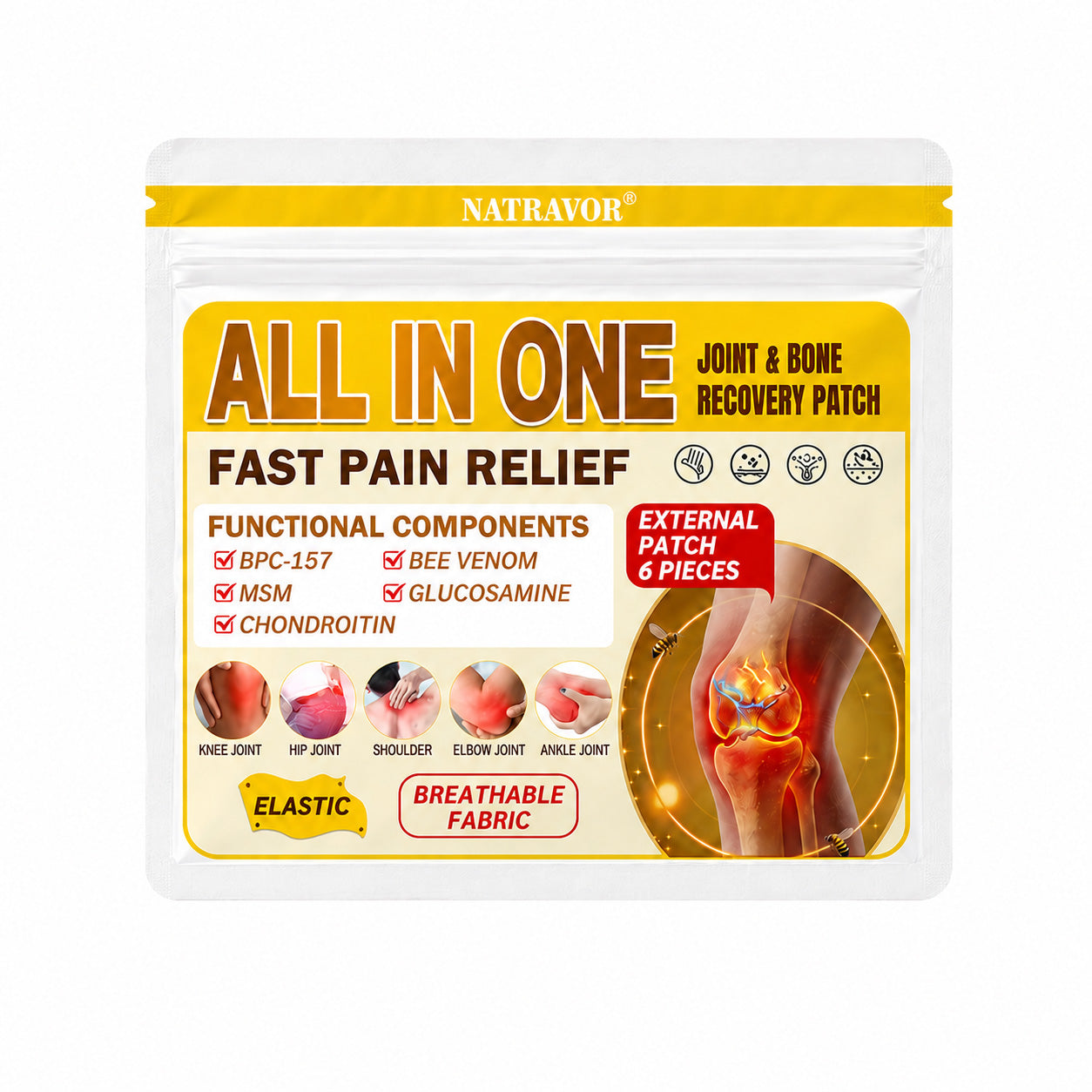 ๐๐๐๐ข๐๐ข๐๐ฅ ๐๐ซ๐๐ง๐ ๐๐ญ๐จ๐ซ๐ |โ
๐ฅNatravorยฎ Joint Pain Relief Patches โ 40 Mixed Sizes for Knees, Back, Shoulders