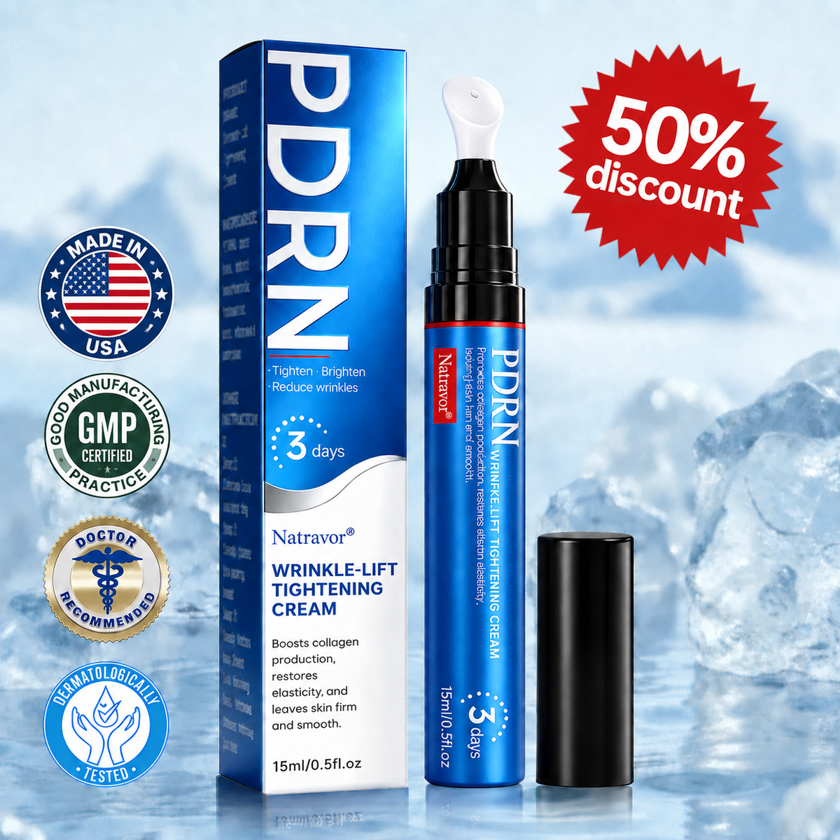 💠🔹🔷U HOT SALE Natravor® PDRN Anti-Wrinkle Shot – Lift & Firming Cream