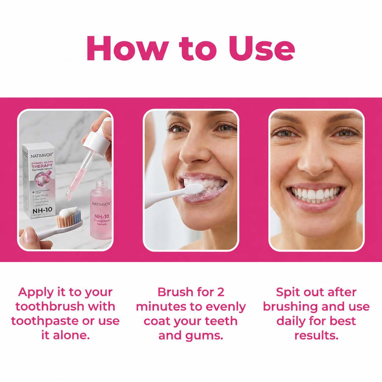 Natravor® Thismile NH-10 Zahnpasta-Serum für Zahnschmelz und Zahnfleisch – Advanced Therapy