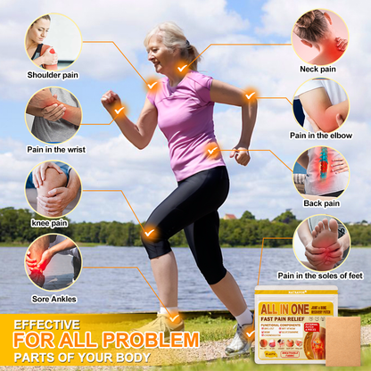 𝐎𝐟𝐟𝐢𝐜𝐢𝐚𝐥 𝐁𝐫𝐚𝐧𝐝 𝐒𝐭𝐨𝐫𝐞 |✅🔥Natravor® Joint Pain Relief Patches – 40 Mixed Sizes for Knees, Back, Shoulders