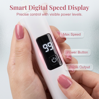 🥳2026 HOT SALE🥳💞50K+ SOLD!💅✨ 49% OFF! Professional Electric Nail Polisher – Smooths thick nails. 99-speed display. Multiple heads for shaping & buffing. Salon at home! 🌟💎