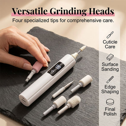 🥳2026 HOT SALE🥳💞50K+ SOLD!💅✨ 49% OFF! Professional Electric Nail Polisher – Smooths thick nails. 99-speed display. Multiple heads for shaping & buffing. Salon at home! 🌟💎